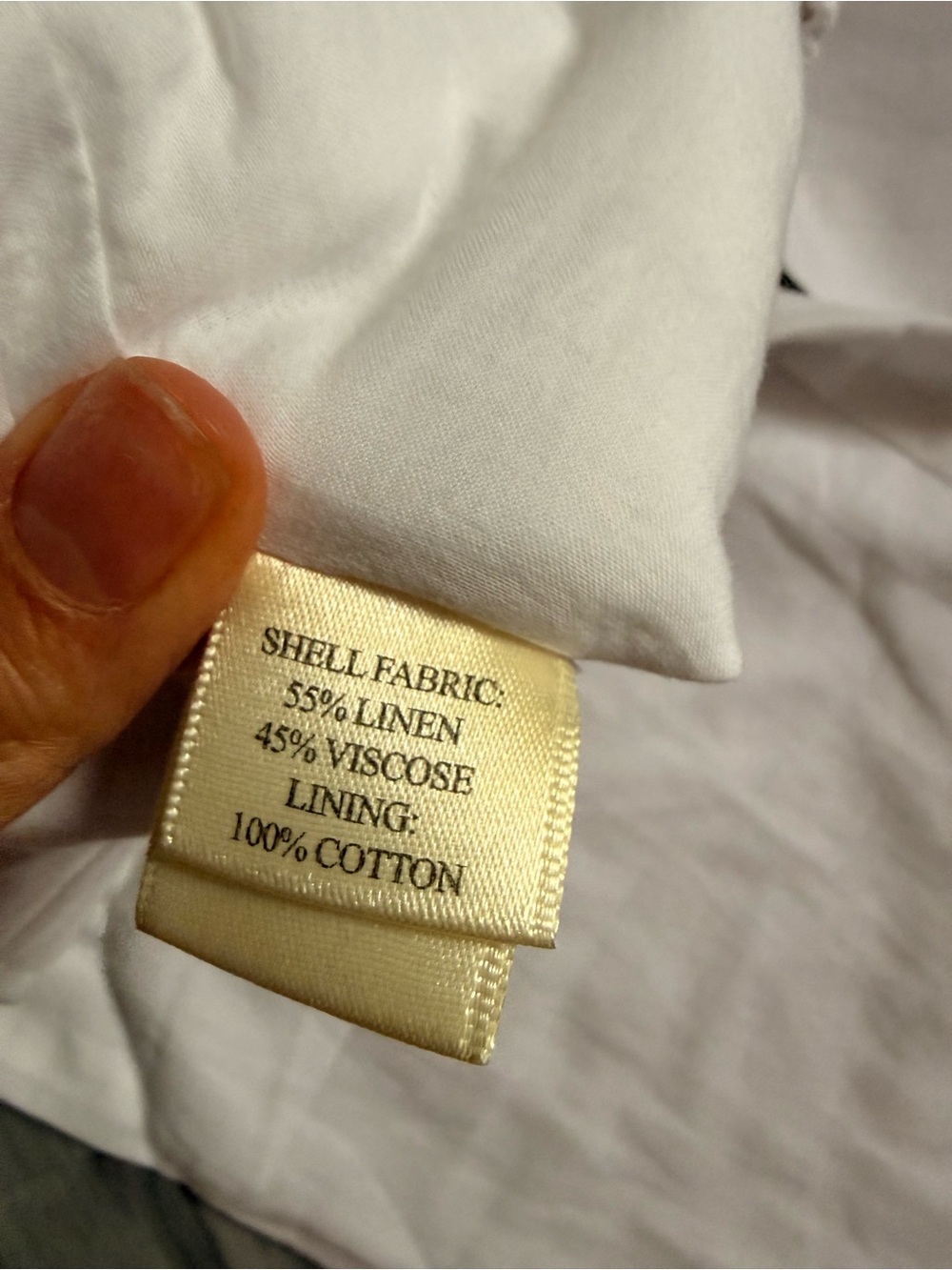 dylan White Wide-Leg Linen Blend Pants - Picture 4 of 5